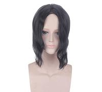 Anime Role Play For Kimetsu No Yaiba Kibutsuji Muzan Black Short Curly Wig Cosplay Men Wigs
