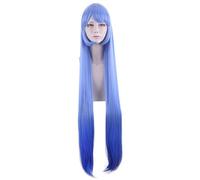 Anime Role Play For Nejire Hado Cosplay Wig Blue 120cm Synthetic Hair Women Halloween Props