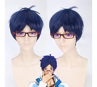 Anime Role Play For Ryugazaki Rei Free Cosplay Wig Cosplay Men Short Straight Wigs