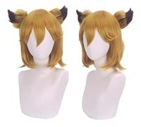 Anime Role Play For Sewayaki Kitsune No Senko San Wigs Cosplay Halloween Party Gradient Short Wig With Ears