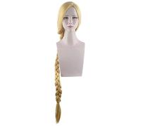 Anime Role Play For Tangled Princess Straight Blonde Super Long Cosplay Wig Rapunzel Synthetic Hair