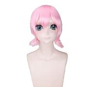 Anime Role Play For Touhou Project Saigyouji Yuyuko Cosplay Wig Halloween Short Pink Wigs