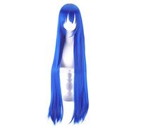 Anime Role Play For Yugiri Engage Kiss Cosplay Wig Blue Long Straight Wig Halloween Party Cos Props