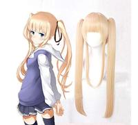 Anime Saekano Cómo criar a una novia aburrida Pelucas de cosplay Eriri Spencer Sawamura Cosplay Peluca sintética Cabello Fiesta de Halloween