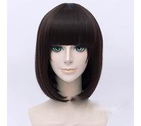 Anime Saenai Heroine No Sodate-Kata Katou Megumi Cosplay Pelucas Sintéticas Marrón Bobo Postizo + Gorro De Peluca