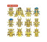 Anime Saint Seiya Mini Action Figures Knights of the Zodiac Bricks Building Blocks Toys for Children