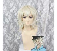 Anime SARAZANMAI Niiboshi Reo pelo sintético resistente al calor Cosplay pelucas + gorro de peluca como en la imagen