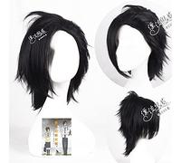 Anime Say I Love You Yamato Kurosawa Pelucas De Cosplay Pelo Corto Negro Pelucas De Pelo Sintético De Fibra De Alta Temperatura Pl-120