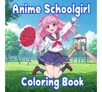 Anime Schoolgirl Coloring Book: Adorable Anime Schoolgirls: A Fun and Relaxing Coloring Book