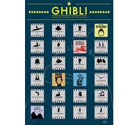 Anime - Scratch off poster Póster con la Lista de películas del Estudio Ghibli para rascar