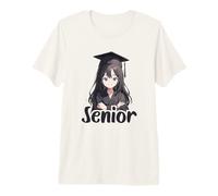 Anime Senior 2027 Clase De 2027 Chicas Anime Mujeres Graduac Camiseta Premium