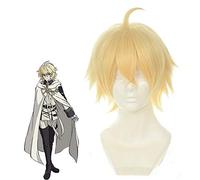 Anime Seraph Of The End: Vampire Reign Pelucas de Cosplay Mikaela Hyakuya Peluca de Cosplay Peluca sintética resistente al calor Pelucas de Halloween
