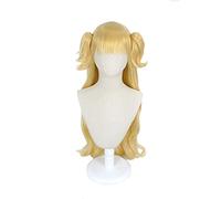 Anime SHADOWS HOUSE Emilyko Cosplay Peluca Dorada Doble Cola de Caballo Pelo Sintético Halloween Fiesta Rol Pelucas