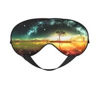 Anime Sky - Máscara de seda para dormir, correa elástica, viaje y siesta, sombra de ojos suave para viajes, yoga y siesta