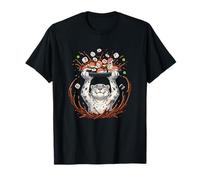Anime Snow Leopard Sushi Splash Ramen Lover Camiseta