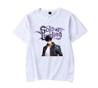 Anime Solo Leveling Merch Camiseta Hombre Mujer Casual Short Sleeve Shirt Sung Jin-Woo Cosplay T-Shirt
