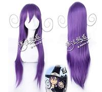 Anime Soul Eater Medusa Blair Cosplay Peluca de pelo Mujer Navidad Fiesta de Halloween Blair largo púrpura Cosplay pelucas + gorro de peluca Talla única PL-346