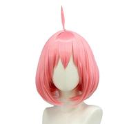 Anime SPY×FAMILY Ania Foger Pink Short Cosplay Wig for Unisex Adult Kids Halloween Party Cosplay Props Hair Net