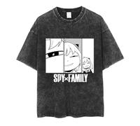 Anime Spy x Family Manga Corta Unisex Anime Impreso Camiseta Casual Lindo Anya Forger Camiseta Trendy Retro Top Verano Camiseta...