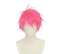 Anime SSSS.DYNAZENON Gauma Cosplay peluca gradiente corto resistente al calor pelo sintético Halloween carnaval fiesta juego de rol + gorro de peluca
