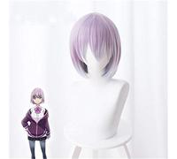 Anime Ssss.gridman Shinjo Akane Cosplay Peluca Accesorios de vestuario Pelo corto de gradiente para mujeres Pelo sintético Pelucas de fiesta de Halloween