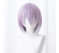 Anime SSSS.GRIDMAN Shinjo Akane Cosplay Wigs Women Long Straight Purple Wig Akane Shinjo Halloween Cosplay Hair+Wig Cap