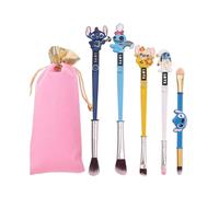 Anime Stitch Makeup Brush Set Creative Cute Interstellar Baby Theme Fairy Makeup Brushes for Women Teen Girls