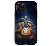 Anime Style Nativity Scene Christmas Night Design Carcasa para iPhone 11 Pro