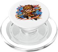 Anime Sun Wukong Monkey King - Viaje al Oeste PopSockets PopGrip para MagSafe