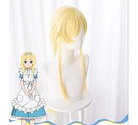 Anime Sword Art Online Alicization Alice Synthesis Thirty Cosplay 80cm Golden Braid Styled Synthetic Halloween Wigs + Wig Cap