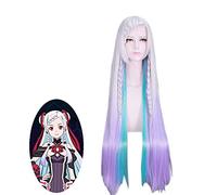 Anime Sword Art Online Ordinal Scale Yuna Peluca de trenzado recta larga Cosplay Disfraz 100 cm Pelucas de cabello sintético para mujeres