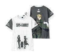 Anime T-Shirt Spy x Family Merch Impreso en 3D Tops Niño Niña Cosplay Manga Corta tee