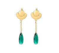 Anime The Apothecary Diaries Mao Mao Cosplay Pendientes Gema Verde Pendientes Earclip Earwear Eardrop Colgante Accesorio de joyería