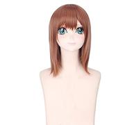 Anime Toaru Kagaku No Railgun Misaka Mikoto Marrón Peluca Recta Corta Cosplay Disfraz Mujeres Pelo Sintético Pelucas De Fiesta De Halloween