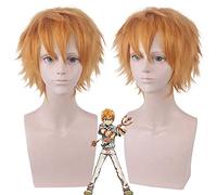 Anime Toilet-bound Jibaku Shounen Hanako-kun Hanako Kun Minamoto Kou Cosplay Wig Golden Short Synthetic Hair Wigs