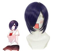 Anime Tokyo Ghoul Cosplay pelucas Touka Kirishima Cosplay peluca peluca sintética resistente al calor pelo Halloween carnaval fiesta mujer peluca