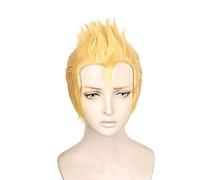 Anime Tokyo Revengers Hanagaki Takemichi Golden Short Cabello Resistente al Calor Halloween Carnaval Fiesta Cosplay Disfraz Peluca