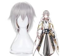 Anime Touken Ranbu Hanamaru Cosplay pelucas Tsurumaru Kuninaga Cosplay peluca peluca sintética resistente al calor pelo fiesta de Halloween