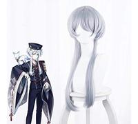 Anime Touken Ranbu Online Pelucas de Cosplay Hakusan Yoshimitsu Peluca de Cosplay Peluca sintética Cabello Halloween Carnaval Fiesta Juego Cosplay
