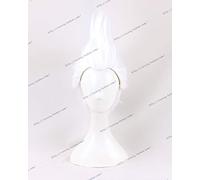 Anime Ursula Wig Rick Morty Rick Sanchez Cosplay Wigs Short Synthetic Pure White Wigs Heat Resistant + Wig Cap