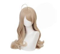 Anime V3 Kaede Akamatsu Long Curly Cosplay Wig Synthetic Hair + Wig Cap Party Role Play Girl Women