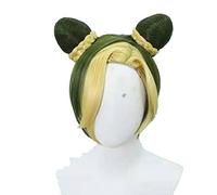 Anime Version JoJos Bizarre Adventure Jolyne Cujoh Cosplay Wig Heat Resistant Synthetic Hair Wigs + Wig Cap
