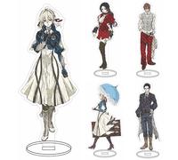 Anime Violet Evergarden soporte acrílico figura de acción PVC soporte de escritorio modelo juguete para regalo 1