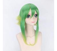 Anime Vocaloid GUMI Megpoid Cosplay peluca verde claro sintético 60 cm pelo largo Megpoid cosplay pelucas + peluca gorra talla única PL-274
