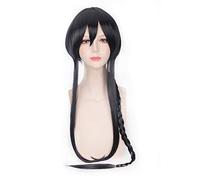 Anime Vocaloid Yuezheng Ling Cosplay pelucas sintética larga trenza negra resistencia al calor juego de roles peluca PL-194