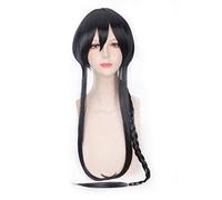 Anime Vocaloid Yuezheng Ling Cosplay pelucas sintética larga trenza negra resistencia al calor juego de roles peluca PL-194