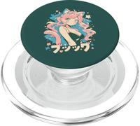 Anime Waifu Lindo Anime el manga Gato Chica Dulce Retro Japón PopSockets PopGrip para MagSafe