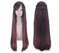 Anime Wig Mizuhara Chizuru Ichinose Chizuru Cosplay Wig for Rent-A-Girlfriend,Long Brown Red Wig,Costume Halloween Wig,For Costume Party, Anime Show, Cosplay Event, Concerts, Daily Wig