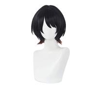 Anime Wig Ruka Sarashina Cosplay Wig for Rent-A-Girlfriend,Black Brown Short Wig,Costume Halloween Wig,For Costume Party, Anime Show, Cosplay Event, Concerts, Daily Wig