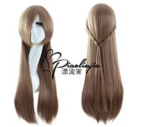 anime wigs cosplay christmas cosplay wig full-time master national team Su Mucheng warm brown 80cm has been styled